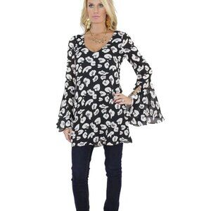 Show Me Your Mumu Barry Bell Sleeve Dress Medium
